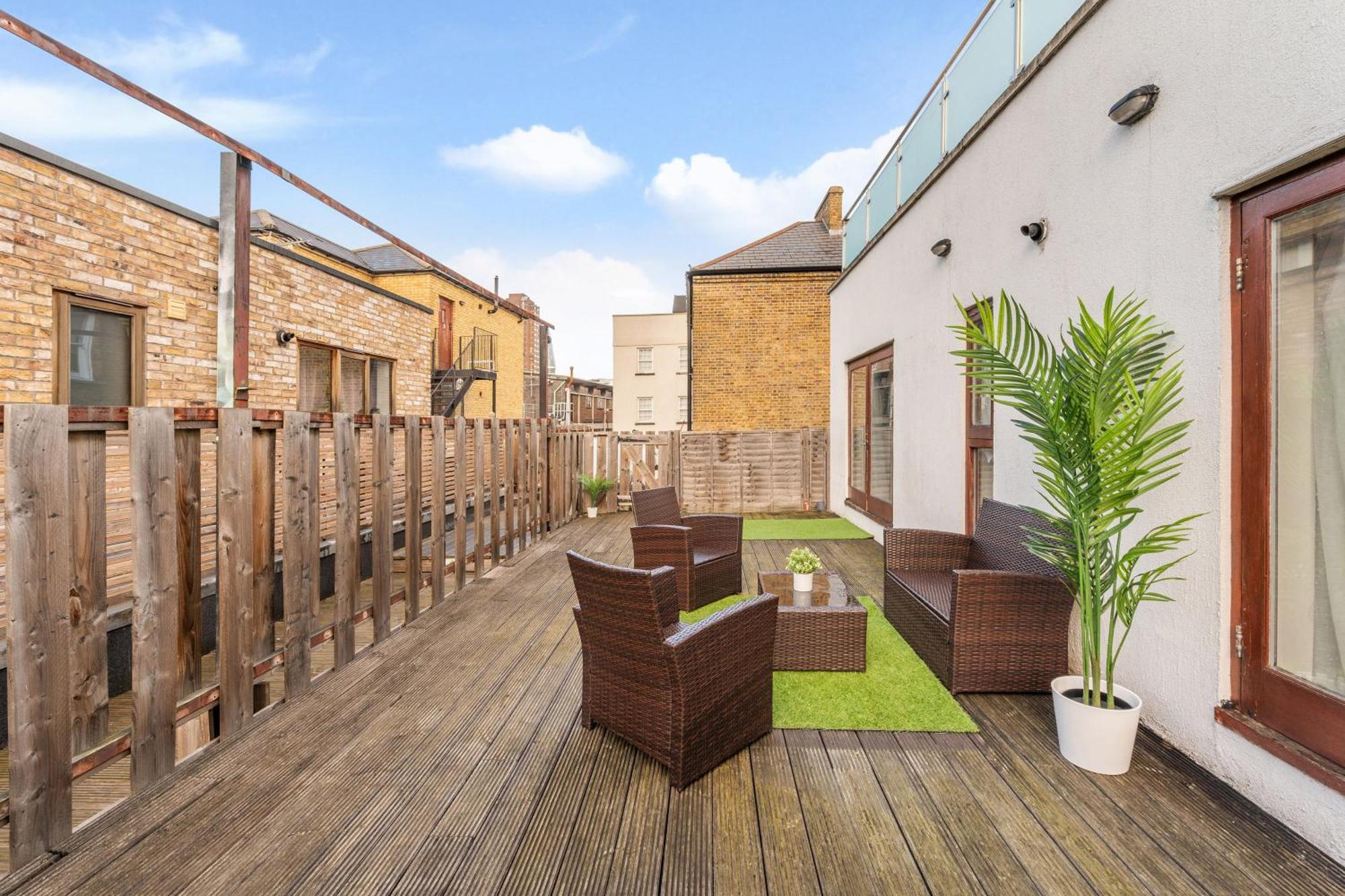 London Waterloo Apartment With Large Private Terrace - View Of The London Eye - 1 Bedroom 1 Bath Extérieur photo